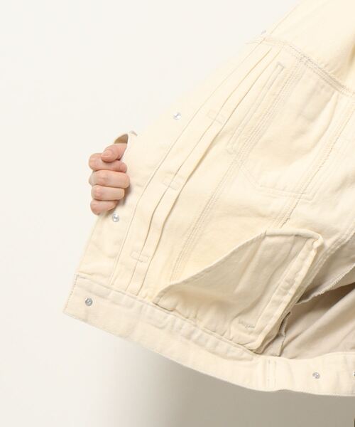 ENVYM（アンビー）の「スウィッチングツイルＪＫ（ミリタリージャケット・レディース・ブラック/アイボリー・FREE）」の9枚目の写真