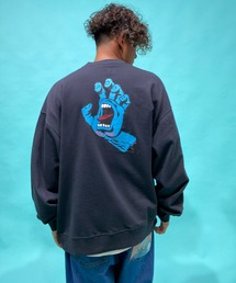 【ZOZOTOWN限定アイテム】SANTACRUZ/サンタクルーズ オーバーサイズ バックプリントクルースウェット 502213307