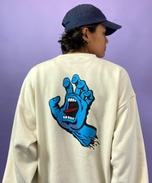 【ZOZOTOWN限定アイテム】SANTACRUZ/サンタクルーズ オーバーサイズ バックプリントクルースウェット 502213307
