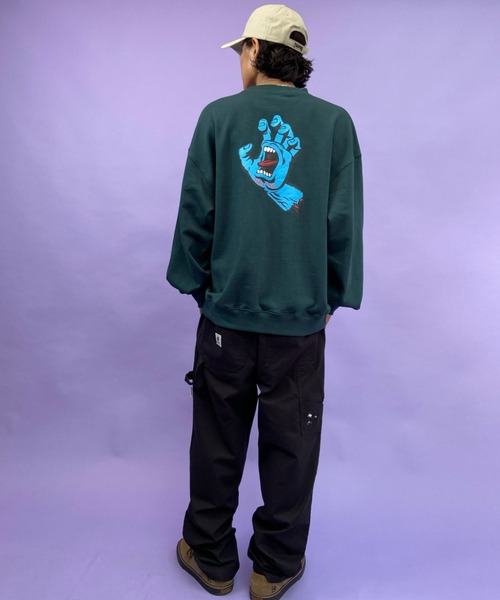 SANTA CRUZ(サンタクルーズ)の「【ZOZOTOWN限定アイテム】SANTACRUZ/サンタクルーズ オーバーサイズ バックプリントクルースウェット 502213307(スウェット・メンズ・ホワイト/グリーン/ブラック/グレー・XXL/L/XL/M)」の17枚目の写真