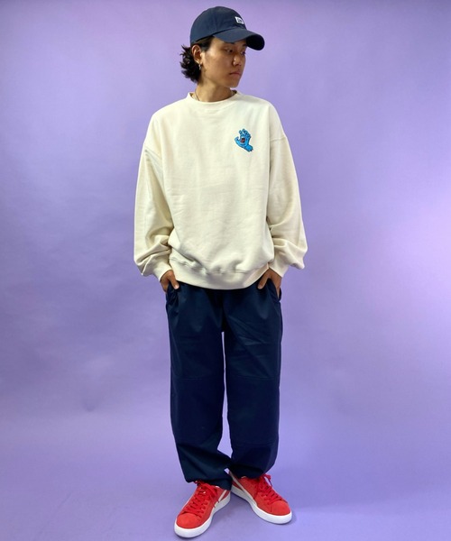 SANTA CRUZ(サンタクルーズ)の「【ZOZOTOWN限定アイテム】SANTACRUZ/サンタクルーズ オーバーサイズ バックプリントクルースウェット 502213307(スウェット・メンズ・ホワイト/グリーン/ブラック/グレー・XXL/L/XL/M)」の9枚目の写真