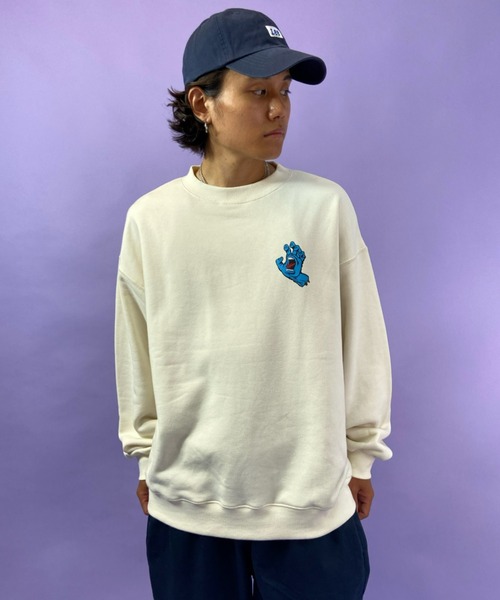 SANTA CRUZ(サンタクルーズ)の「【ZOZOTOWN限定アイテム】SANTACRUZ/サンタクルーズ オーバーサイズ バックプリントクルースウェット 502213307(スウェット・メンズ・ホワイト/グリーン/ブラック/グレー・XXL/L/XL/M)」の6枚目の写真
