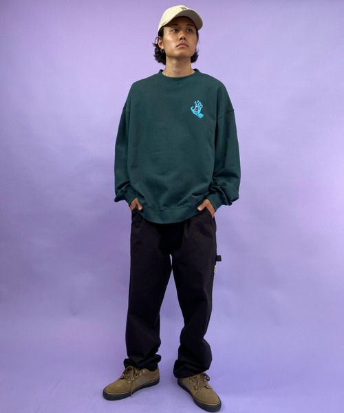 SANTA CRUZ(サンタクルーズ)の「【ZOZOTOWN限定アイテム】SANTACRUZ/サンタクルーズ オーバーサイズ バックプリントクルースウェット 502213307(スウェット・メンズ・ホワイト/グリーン/ブラック/グレー・XXL/L/XL/M)」の11枚目の写真