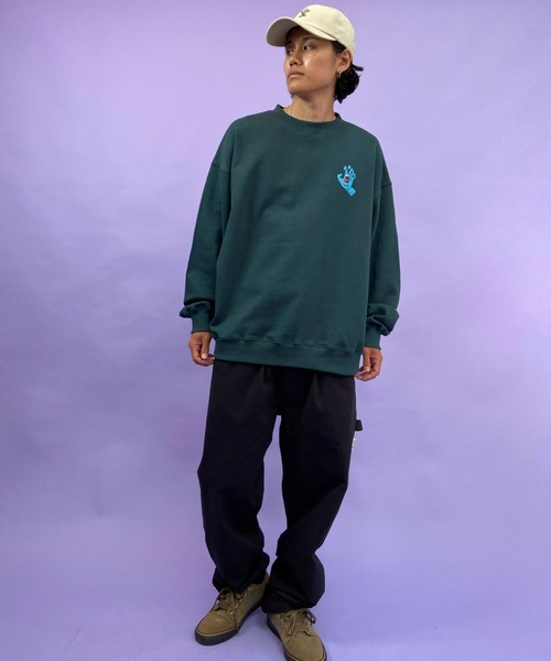 SANTA CRUZ(サンタクルーズ)の「【ZOZOTOWN限定アイテム】SANTACRUZ/サンタクルーズ オーバーサイズ バックプリントクルースウェット 502213307(スウェット・メンズ・ホワイト/グリーン/ブラック/グレー・XXL/L/XL/M)」の20枚目の写真