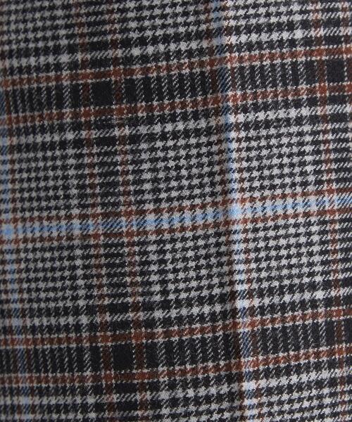 green label relaxing（グリーンレーベルリラクシング）の「サキソニー ワイド パンツ チェック -ストレッチ-（その他パンツ・レディース・グレー/その他1/ナチュラル・44/46/40/38/42/36/34）」の20枚目の写真