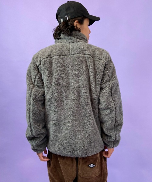 CHUMS（チャムス）の「CHUMS/チャムス ボンディングフリースジャケット  CH04-1277（その他アウター・メンズ・ブラック/グレー/ベージュ/カーキ/マルチ/ブルー系その他/グレー系その他・M/L/XL）」の20枚目の写真