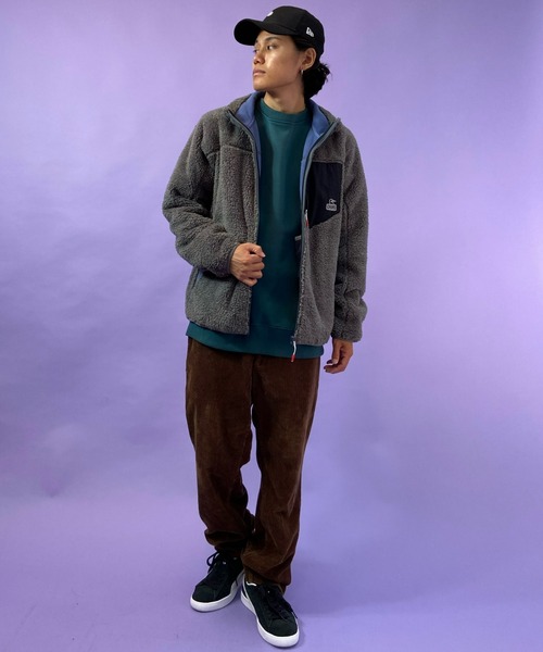 CHUMS（チャムス）の「CHUMS/チャムス ボンディングフリースジャケット  CH04-1277（その他アウター・メンズ・ブラック/グレー/ベージュ/カーキ/マルチ/ブルー系その他/グレー系その他・M/L/XL）」の12枚目の写真