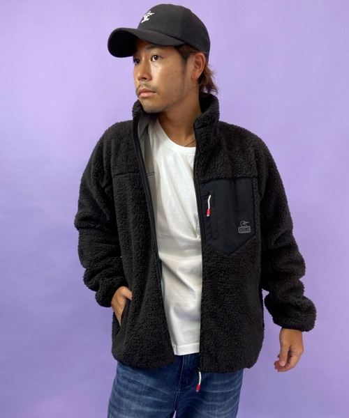 CHUMS（チャムス）の「CHUMS/チャムス ボンディングフリースジャケット  CH04-1277（その他アウター・メンズ・ブラック/グレー/ベージュ/カーキ/マルチ/ブルー系その他/グレー系その他・M/L/XL）」の18枚目の写真