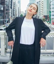 CITY TOKYO（シティトウキョウ）の「【セットアップ着用可能】ビーオーバーテーラードスリット入りレイヤードジャケット（テーラードジャケット）」