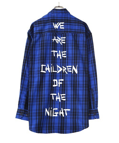 VETEMENTS（ヴェトモン）の「VETEMENTS / ヴェトモン：ANARCHY / CHILDREN OF THE NIGHT FLANNEL SHIRT：UA52SH850[RIP]（シャツ/ブラウス・メンズ・レッド系その他/ブルー系その他・XS/S/M）」の14枚目の写真