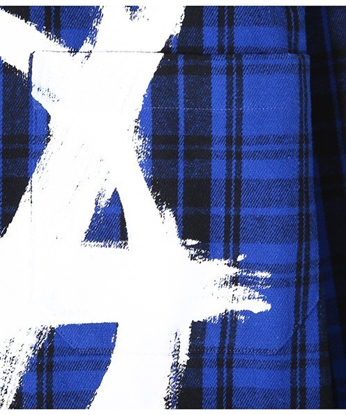 VETEMENTS（ヴェトモン）の「VETEMENTS / ヴェトモン：ANARCHY / CHILDREN OF THE NIGHT FLANNEL SHIRT：UA52SH850[RIP]（シャツ/ブラウス・メンズ・レッド系その他/ブルー系その他・XS/S/M）」の17枚目の写真
