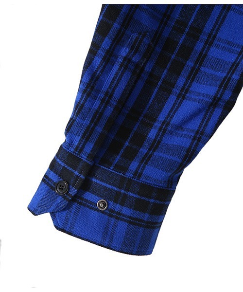 VETEMENTS（ヴェトモン）の「VETEMENTS / ヴェトモン：ANARCHY / CHILDREN OF THE NIGHT FLANNEL SHIRT：UA52SH850[RIP]（シャツ/ブラウス・メンズ・レッド系その他/ブルー系その他・XS/S/M）」の20枚目の写真