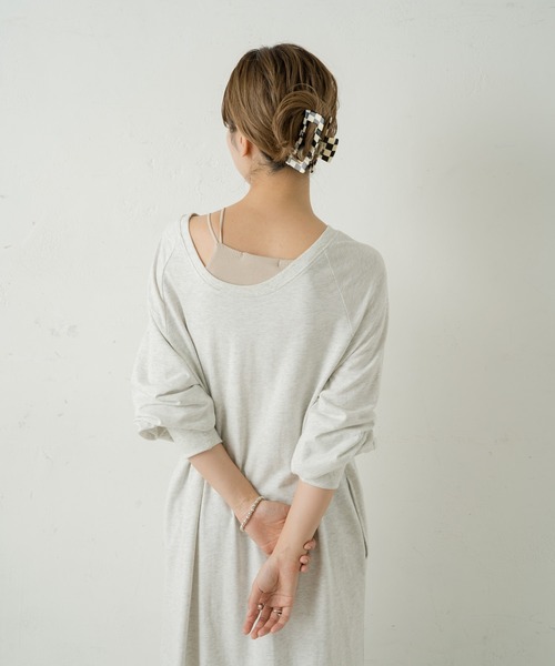 Kastane（カスタネ）の「ワイドスクエアヘアクリップ（バレッタ/ヘアクリップ・レディース・アイボリー/ブラウン/ブルー/その他/ブラック・FREE）」の15枚目の写真