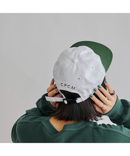 CPCM（シーピーシーエム）の「WEB限定/Shizukuコラボ ロゴBBキャップ（キャップ・メンズ・ブラウン/グリーン・FREE）」の6枚目の写真