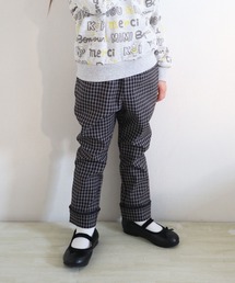 KP | リボン・レース付きストレッチチェックパンツ(110-130cm)(その他パンツ)