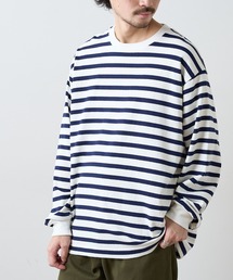 CIAOPANIC TYPY | 裏起毛天竺ボーダー クルーネックプルオーバー(Tシャツ/カットソー)