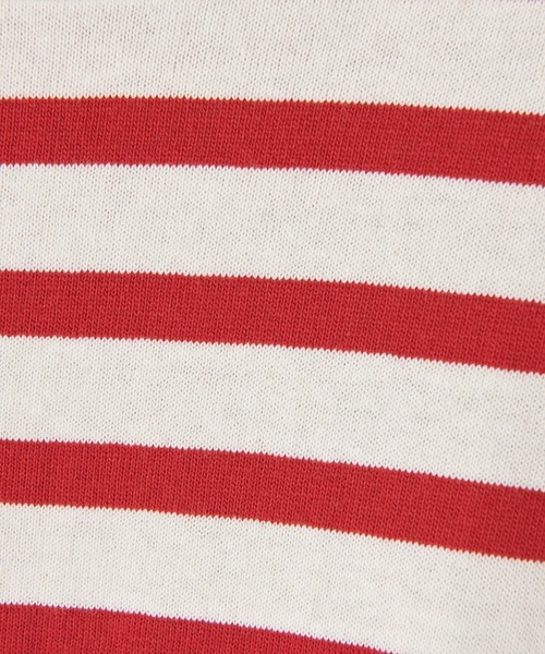 CIAOPANIC TYPY（チャオパニックティピー）の「裏起毛天竺ボーダー クルーネックプルオーバー（Tシャツ/カットソー・メンズ・ネイビー/レッド・S/M/L）」の16枚目の写真