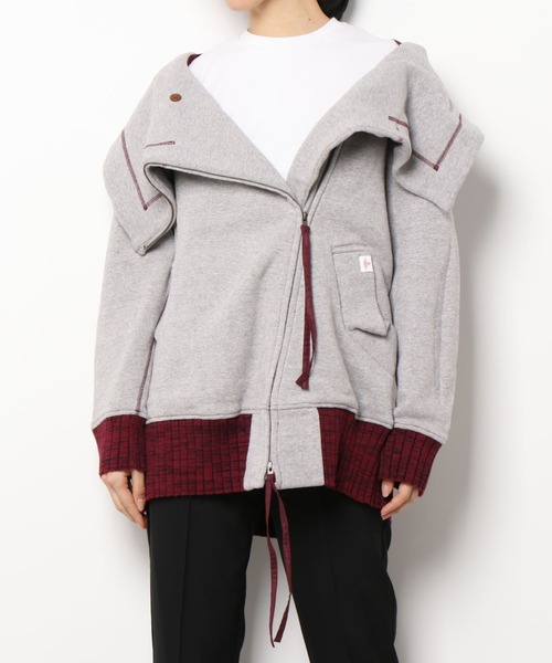 メッシュリバー裏毛ナッピング起毛ビッグカラーブルゾン Vivienne Westwood（ヴィヴィアンウエストウッド）の「メッシュリバー