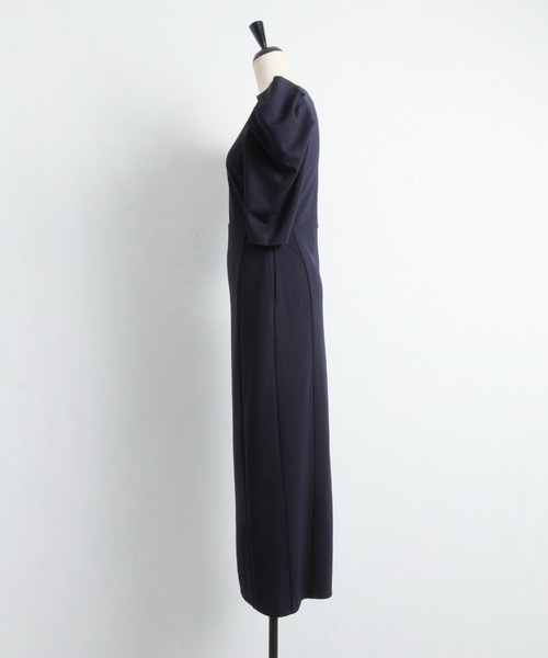 &. NOSTALGIA（アンドドットノスタルジア）の「【harさんコラボ】パワショルIラインワンピース（ワンピース・レディース・ブラック/ダークネイビー・FREE）」の11枚目の写真