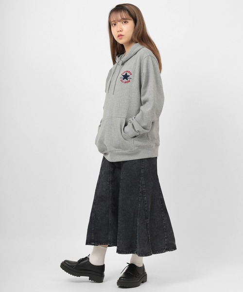 CONVERSE（コンバース）の「【CONVERSE/コンバース】サガラ刺繍 ワンポイント プルパーカー/ブランドロゴ フーディー/裏毛（パーカー・メンズ・ホワイト/ブラック/グレー/レッド系その他/ベージュ/ブルーグリーン・M/L/XL）」の18枚目の写真