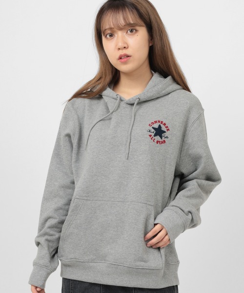 CONVERSE（コンバース）の「【CONVERSE/コンバース】サガラ刺繍 ワンポイント プルパーカー/ブランドロゴ フーディー/裏毛（パーカー・メンズ・ホワイト/ブラック/グレー/レッド系その他/ベージュ/ブルーグリーン・M/L/XL）」の17枚目の写真