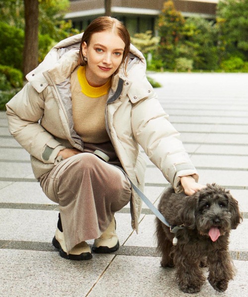 emmi（エミ）の「別注モデル【HELLY HANSEN】Arendal down jacket_emmi atelier（ダウンジャケット/コート・レディース・グレー・MEDIUM/LARGE）」の4枚目の写真