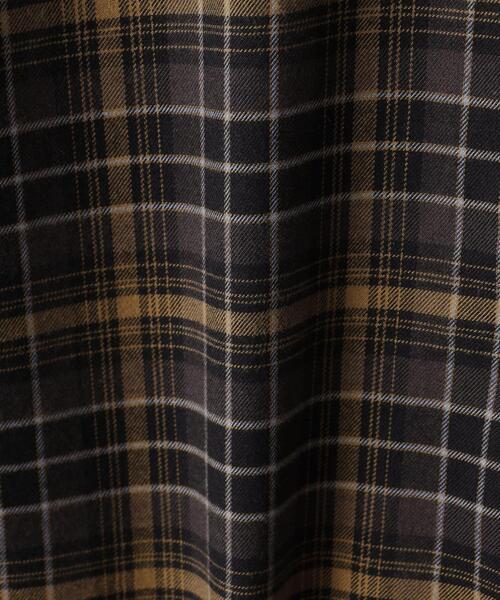 green label relaxing（グリーンレーベルリラクシング）の「コットンリヨセルチェック ジャストルーズ バンドカラー シャツ（シャツ/ブラウス・メンズ・ネイビー/ベージュ/ブラウン・S/L/M）」の22枚目の写真