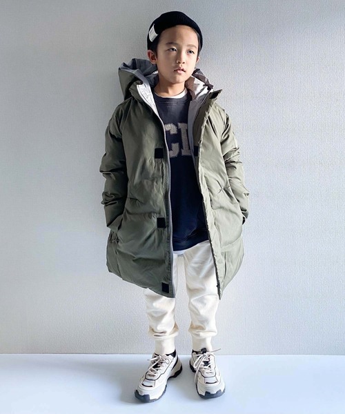 CIAOPANIC TYPY(チャオパニックティピー)の「【KIDS】ボリュームハイネック中綿ジャケット(その他アウター・キッズ・ブラック/カーキ・SMALL/MEDIUM/LARGE/X-LARGE/XX-LARGE)」の18枚目の写真