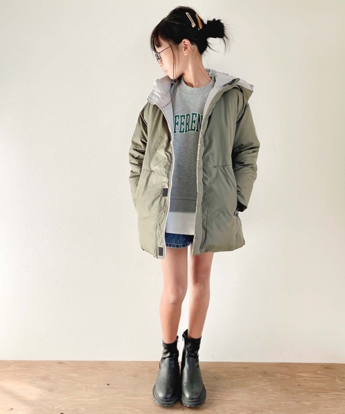 CIAOPANIC TYPY(チャオパニックティピー)の「【KIDS】ボリュームハイネック中綿ジャケット(その他アウター・キッズ・ブラック/カーキ・SMALL/MEDIUM/LARGE/X-LARGE/XX-LARGE)」の15枚目の写真