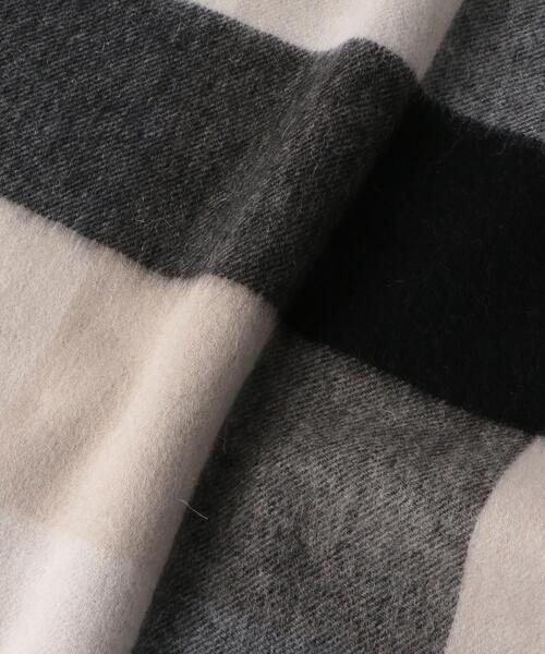 Steven Alan(スティーブンアラン)の「<TWEED MILL>CHECK STOLE/ストール(ストール/ショール・レディース・ライトブルー/ブラック/レッド/ナチュラル・FREE)」の8枚目の写真