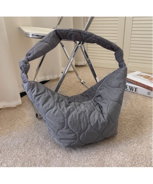 SETUP7(セットアップセブン)の「【SETUP7】キルティングショルダー KNF(ショルダーバッグ・レディース・ブラック/ブラック系2/ホワイト/グレー・FREE)」の4枚目の写真