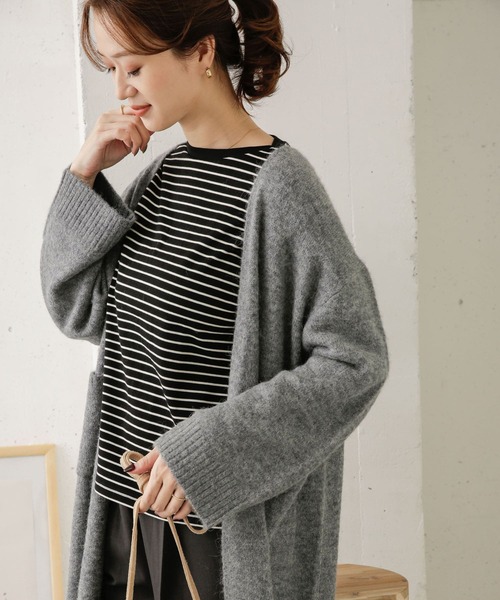 URBAN RESEARCH DOORS(アーバンリサーチドアーズ)の「スムースボーダープルオーバー(Tシャツ/カットソー・レディース・ホワイト系その他/ブラック系その他・ONE)」の4枚目の写真
