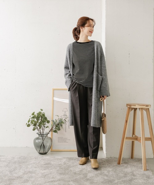 URBAN RESEARCH DOORS(アーバンリサーチドアーズ)の「スムースボーダープルオーバー(Tシャツ/カットソー・レディース・ホワイト系その他/ブラック系その他・ONE)」の13枚目の写真