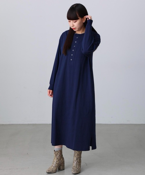 MILKFED.（ミルクフェド）の「ARCH LOGO 2WAY DRESS（ワンピース・レディース・オリーブ/ネイビー/ベージュ・ONE SIZE）」の9枚目の写真