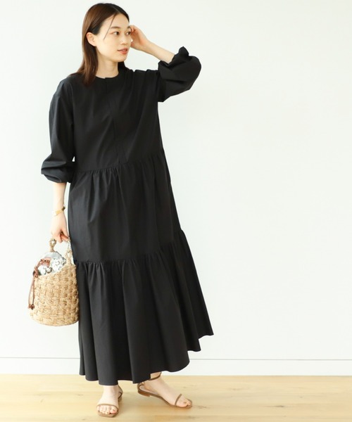 【近年モデル＊未使用】Demi-Luxe BEAMS ティアードワンピース 近年モデル＊未使用】Demi-Luxe BEAMS ティアードワンピース