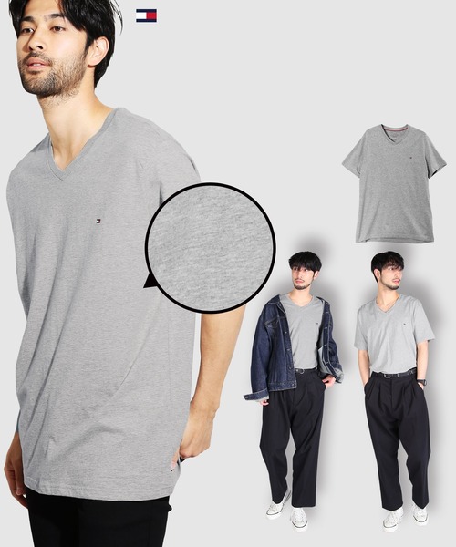 TOMMY HILFIGER（トミーヒルフィガー）の「TOMMY HILFIGER/トミー ヒルフィガー Tシャツ カットソー 半袖（Tシャツ/カットソー・メンズ・レッド/ブラック/グレー/ネイビー/ホワイト・SMALL/LARGE/MEDIUM/X-LARGE/XX-LARGE）」の17枚目の写真
