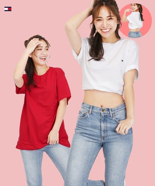 TOMMY HILFIGER（トミーヒルフィガー）の「TOMMY HILFIGER/トミー ヒルフィガー Tシャツ カットソー 半袖（Tシャツ/カットソー・メンズ・レッド/ブラック/グレー/ネイビー/ホワイト・SMALL/LARGE/MEDIUM/X-LARGE/XX-LARGE）」の19枚目の写真