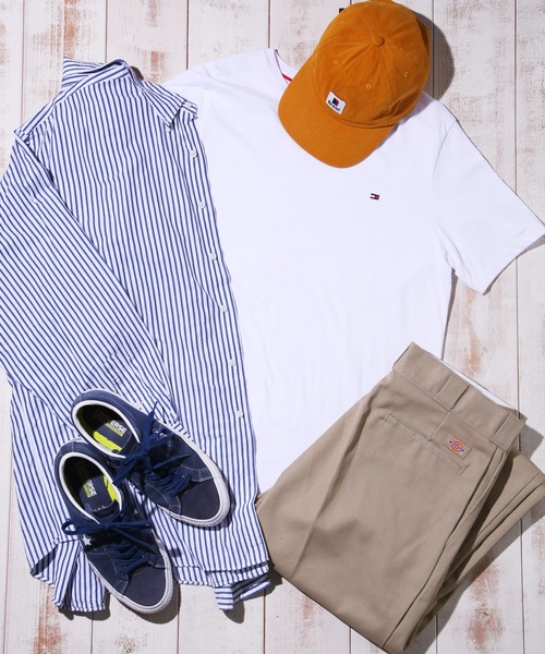 TOMMY HILFIGER（トミーヒルフィガー）の「TOMMY HILFIGER/トミー ヒルフィガー Tシャツ カットソー 半袖（Tシャツ/カットソー・メンズ・レッド/ブラック/グレー/ネイビー/ホワイト・SMALL/LARGE/MEDIUM/X-LARGE/XX-LARGE）」の20枚目の写真