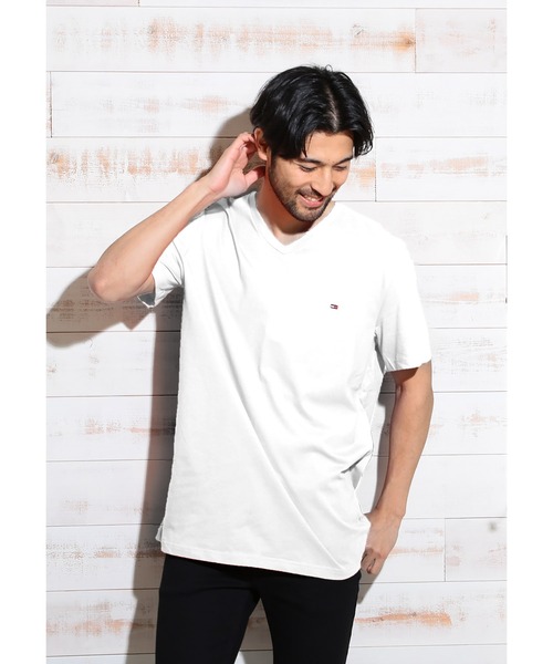 TOMMY HILFIGER（トミーヒルフィガー）の「TOMMY HILFIGER/トミー ヒルフィガー Tシャツ カットソー 半袖（Tシャツ/カットソー・メンズ・レッド/ブラック/グレー/ネイビー/ホワイト・SMALL/LARGE/MEDIUM/X-LARGE/XX-LARGE）」の11枚目の写真