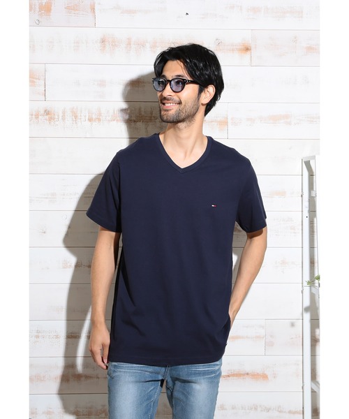 TOMMY HILFIGER（トミーヒルフィガー）の「TOMMY HILFIGER/トミー ヒルフィガー Tシャツ カットソー 半袖（Tシャツ/カットソー・メンズ・レッド/ブラック/グレー/ネイビー/ホワイト・SMALL/LARGE/MEDIUM/X-LARGE/XX-LARGE）」の9枚目の写真