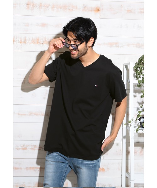 TOMMY HILFIGER（トミーヒルフィガー）の「TOMMY HILFIGER/トミー ヒルフィガー Tシャツ カットソー 半袖（Tシャツ/カットソー・メンズ・レッド/ブラック/グレー/ネイビー/ホワイト・SMALL/LARGE/MEDIUM/X-LARGE/XX-LARGE）」の8枚目の写真