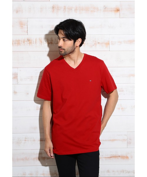 TOMMY HILFIGER（トミーヒルフィガー）の「TOMMY HILFIGER/トミー ヒルフィガー Tシャツ カットソー 半袖（Tシャツ/カットソー・メンズ・レッド/ブラック/グレー/ネイビー/ホワイト・SMALL/LARGE/MEDIUM/X-LARGE/XX-LARGE）」の7枚目の写真