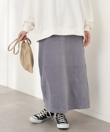 ストレッチコーデュロイナロースカート＊