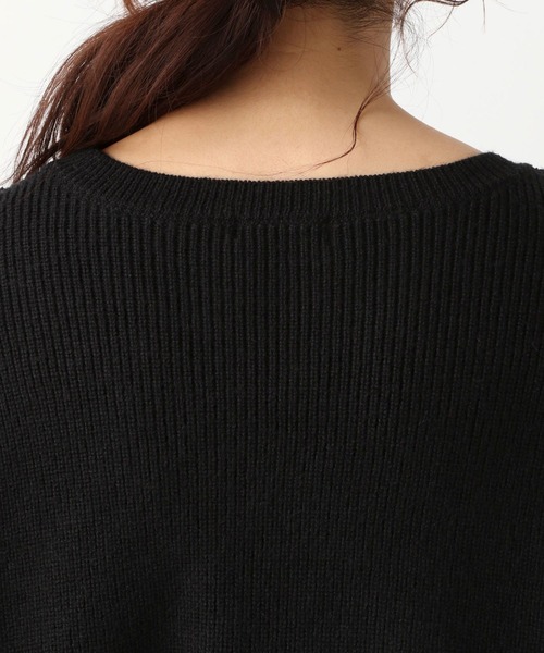 LEPSIM（レプシィム）の「9ゲージフハクコンビニットプルオーバー2　259457（ニット/セーター・レディース・ブラック/グレー/グレイッシュベージュ・FREE）」の14枚目の写真