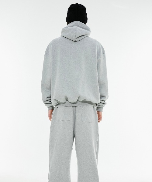ANOTHERYOUTH（アナザーユース）の「【ANOTHERYOUTH/アナザーユース】heavy cotton hoodie/ヘビーコットン フーディ パーカー オーバーサイズフーディ スウェットセットアップ（パーカー・メンズ・ベージュ/グレー・ONE SIZE）」の18枚目の写真