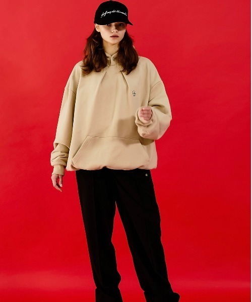 ANOTHERYOUTH（アナザーユース）の「【ANOTHERYOUTH/アナザーユース】heavy cotton hoodie/ヘビーコットン フーディ パーカー オーバーサイズフーディ スウェットセットアップ（パーカー・メンズ・ベージュ/グレー・ONE SIZE）」の17枚目の写真