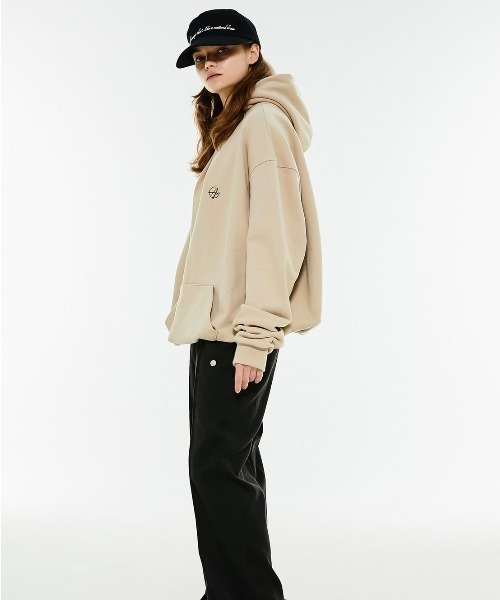 ANOTHERYOUTH（アナザーユース）の「【ANOTHERYOUTH/アナザーユース】heavy cotton hoodie/ヘビーコットン フーディ パーカー オーバーサイズフーディ スウェットセットアップ（パーカー・メンズ・ベージュ/グレー・ONE SIZE）」の10枚目の写真