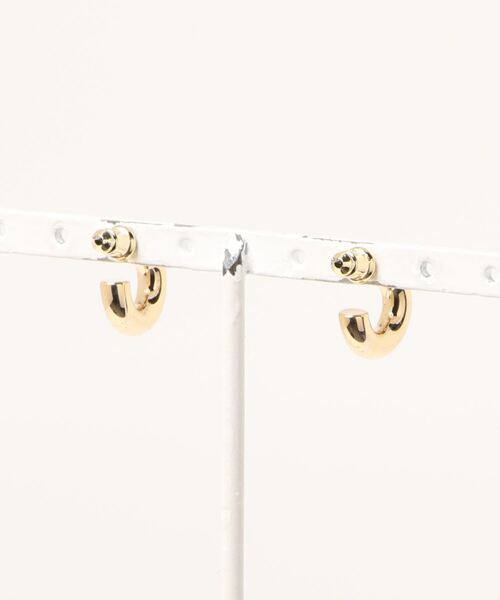 PARKS TOKYO SELECT（パークストウキョウセレクト）の「小ぶりシンプルフープピアス（ピアス（両耳用）・レディース・シルバー/ゴールド/ゴールド系その他/シルバー系その他・FREE）」の10枚目の写真