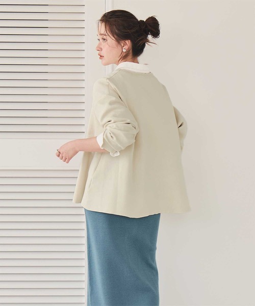 titivate（ティティベイト）の「フレアシルエットニットプルオーバー（ニット/セーター・レディース・グリーン/ブラック/ライトベージュ/ライトブルー/ラベンダー/杢グレー/レッド・M/S/L）」の10枚目の写真