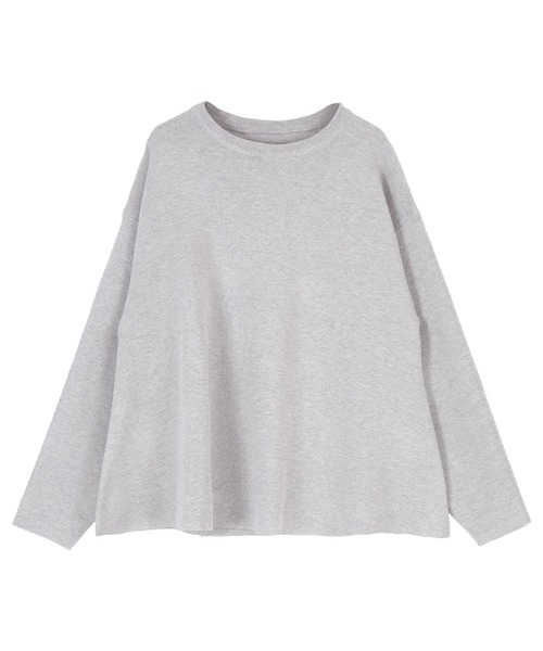 titivate（ティティベイト）の「フレアシルエットニットプルオーバー（ニット/セーター・レディース・グリーン/ブラック/ライトベージュ/ライトブルー/ラベンダー/杢グレー/レッド・M/S/L）」の15枚目の写真